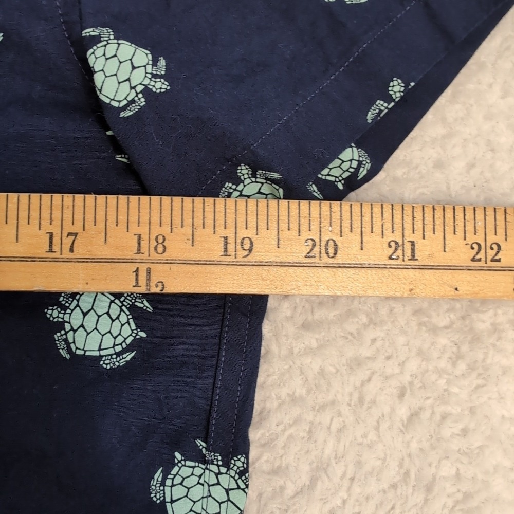 J Crew Button Down Turtle Pattern Hawaiian Shirt … - image 5